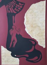 Платонова Дарья. 15 лет Совесть. 2021 г. Коллаж. Преподаватель  Ю.В.Ефимова